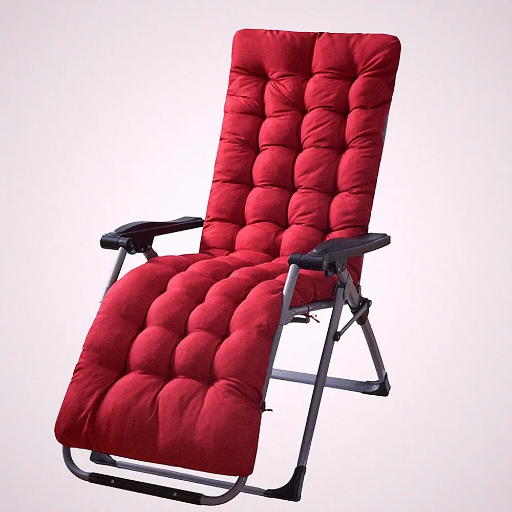 71"x22" Patio Lounge Chair Cushion Chaise Lounge Recliner Replacement Seat Pad