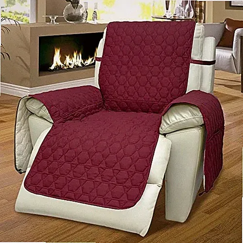 RBSC Home 23 Inch Recliner Cover - 100% Waterproof Slipcovers Anti-Slip Small