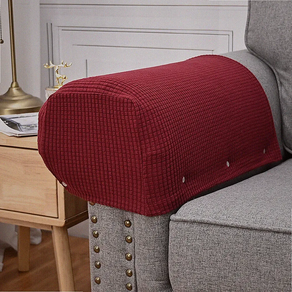 Removable Sofa Couch Armrest Covers Recliner Arm Cover Stretch Chair Protector